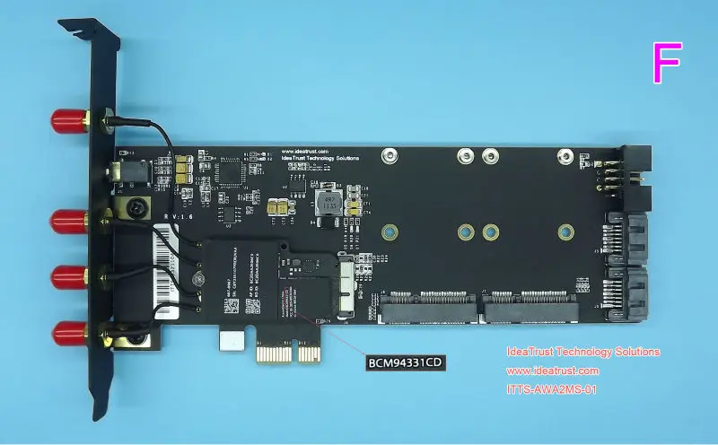 BCM94360CD BCM94331CD PCIe WiFi адаптер BT4.0 PCI-E 1X USB Аудио Звуковая карточка SSD слот Поддержка Mac os для рабочего стола Hackintosh