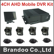 Mini DVR 4 Channel MDVR Kit Support SD Card DVR 1080P and 1080N Mobile DVR Kit