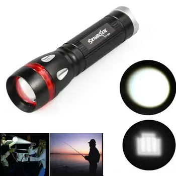 

LED XM-L T6 Flashlight Powerful Waterproof Outdoor 500LM 3-MODE XML T6 LED Flashlight for Camping Hiking Outdoor Night Fishing