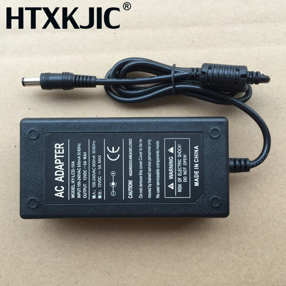 

12V5A Новый AC 100 в-240 в 60 Вт конвертер адаптер питания DC12V 5A 2,1 мм-2,5 мм * 5,0 мм DC разъем питания адаптация