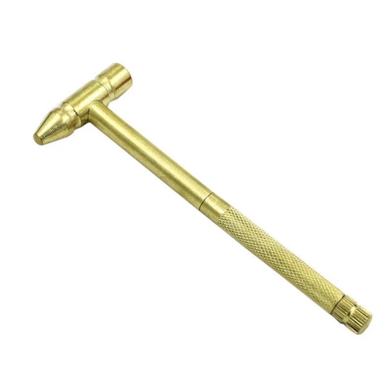 

Fashion Mini Screwdriver Hammer 6 In 1 Multifunction Metal Bit Pocket DIY Tools Watch Jewelry Repair Kit Walnuts Hammers AA
