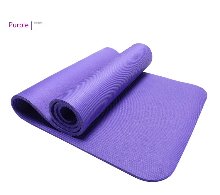 NBR yoga mat manufacturers 10mm thickening 61cm widen non slip