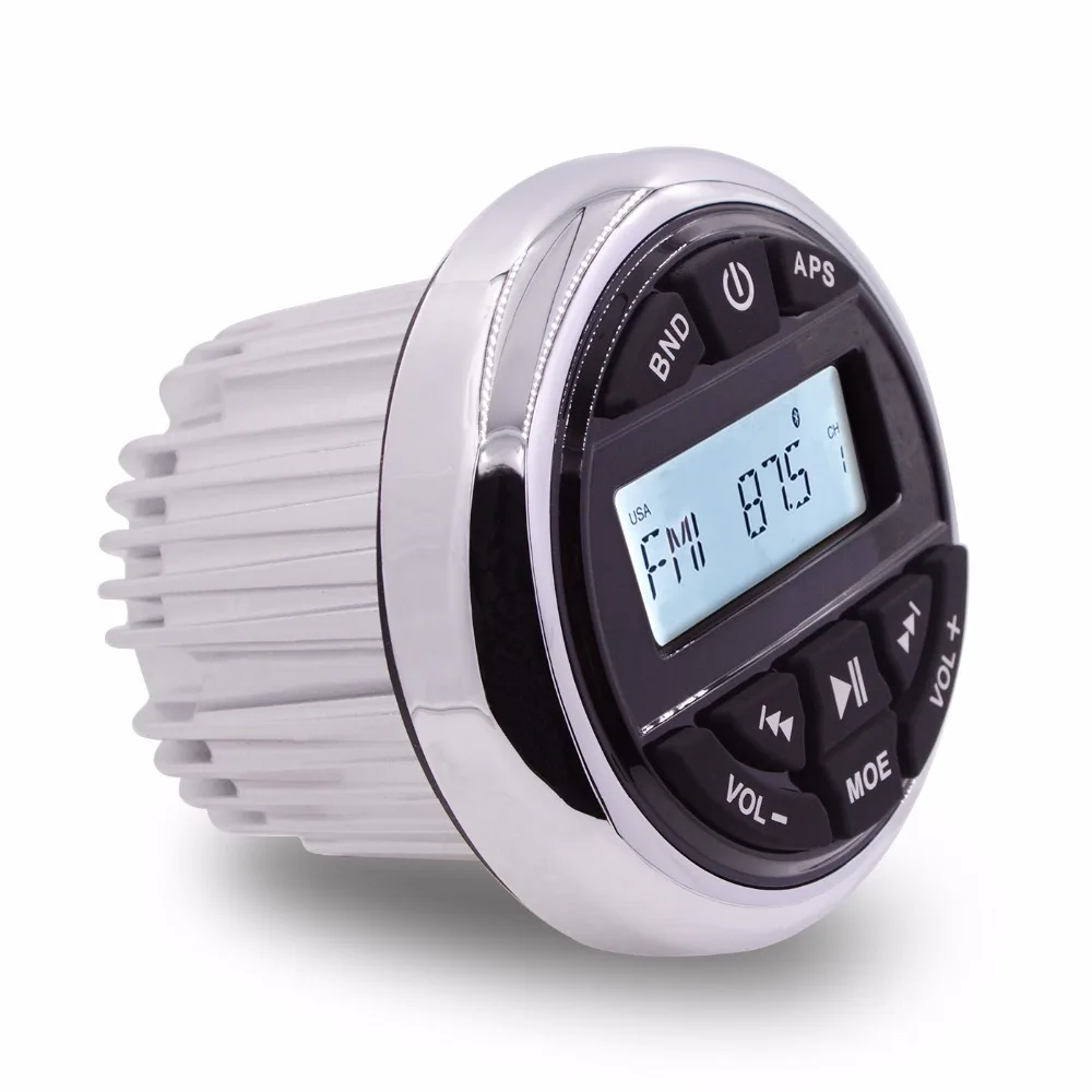  Receptor de Radio Bluetooth marino HASDA impermeable unidad principal de barco estéreo MP3/USB/FM/A