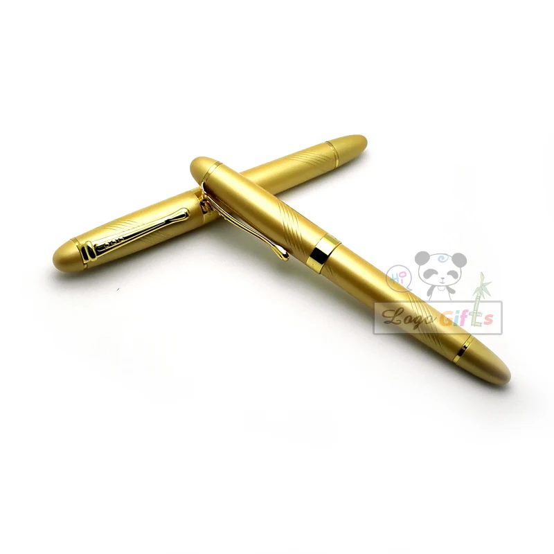 

100% great quality bride gifts golden style metal pen 50g /pc 2 pieces a lot godparents gifts free shipping