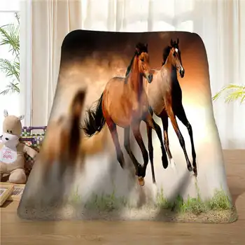

Custom Animals Horses_Country (1)Blanket Soft Fleece DIY Your Picture Decoration Bedroom Sofa Multi Size#929-02-002-6