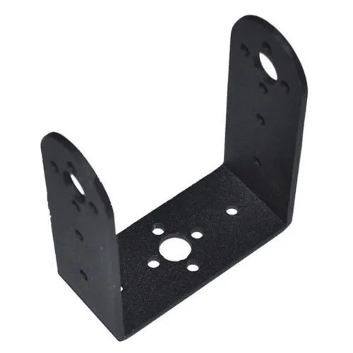 

F17016 1 Piece New Black Long U-Shaped Bracket Steering Gear Bracket Robot PTZ