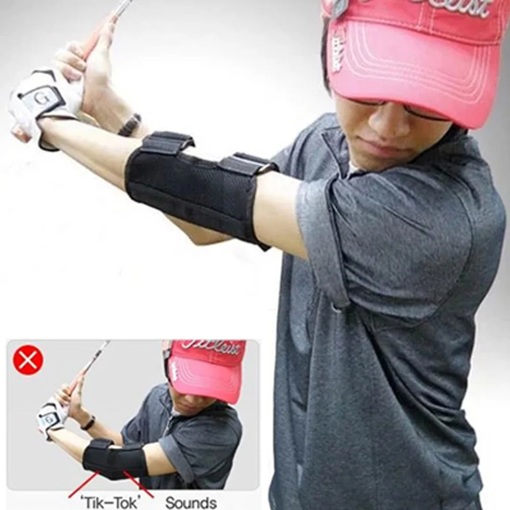 Golf Swing тренировочные приспособления из ткани Оксфорд коррекция локтей правая
