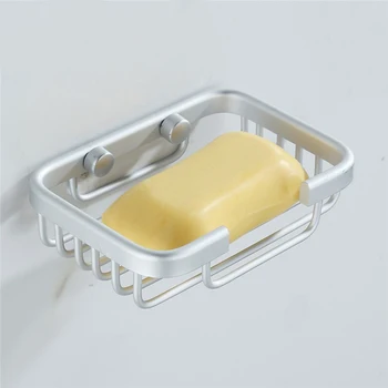 

Stainless Steel Wall Mounted Shower Soap Holder Bathroom Storage Box Container Soap Dish Basket Tray Rack 130*90*40mm