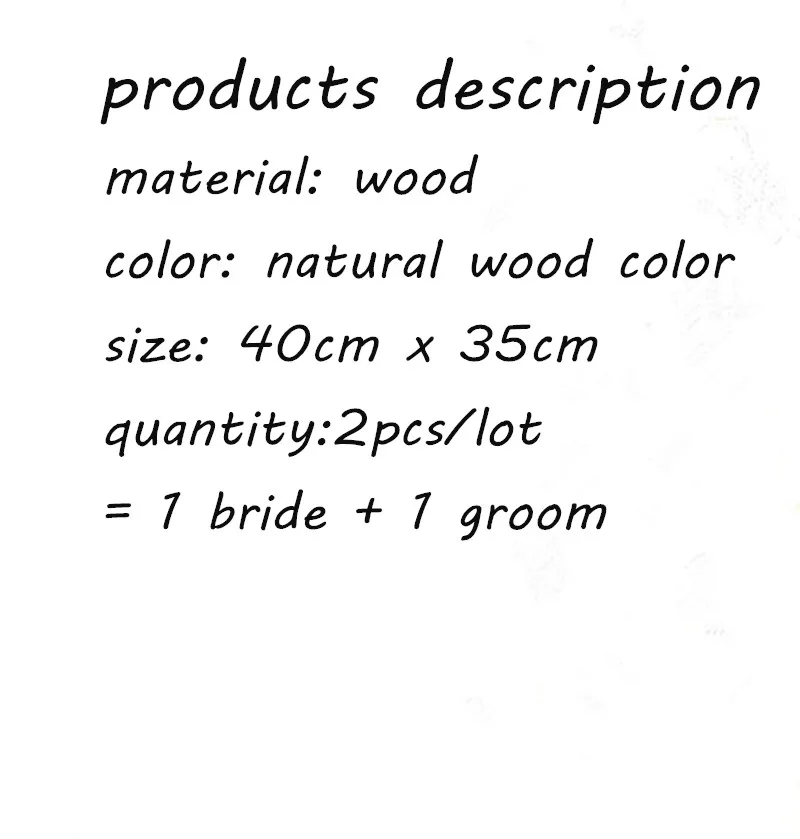 Гирлянда деревенский Свадебная вечеринка украшения невесты и жениха свадебные стул знак деревянные буквы 2 шт./лот