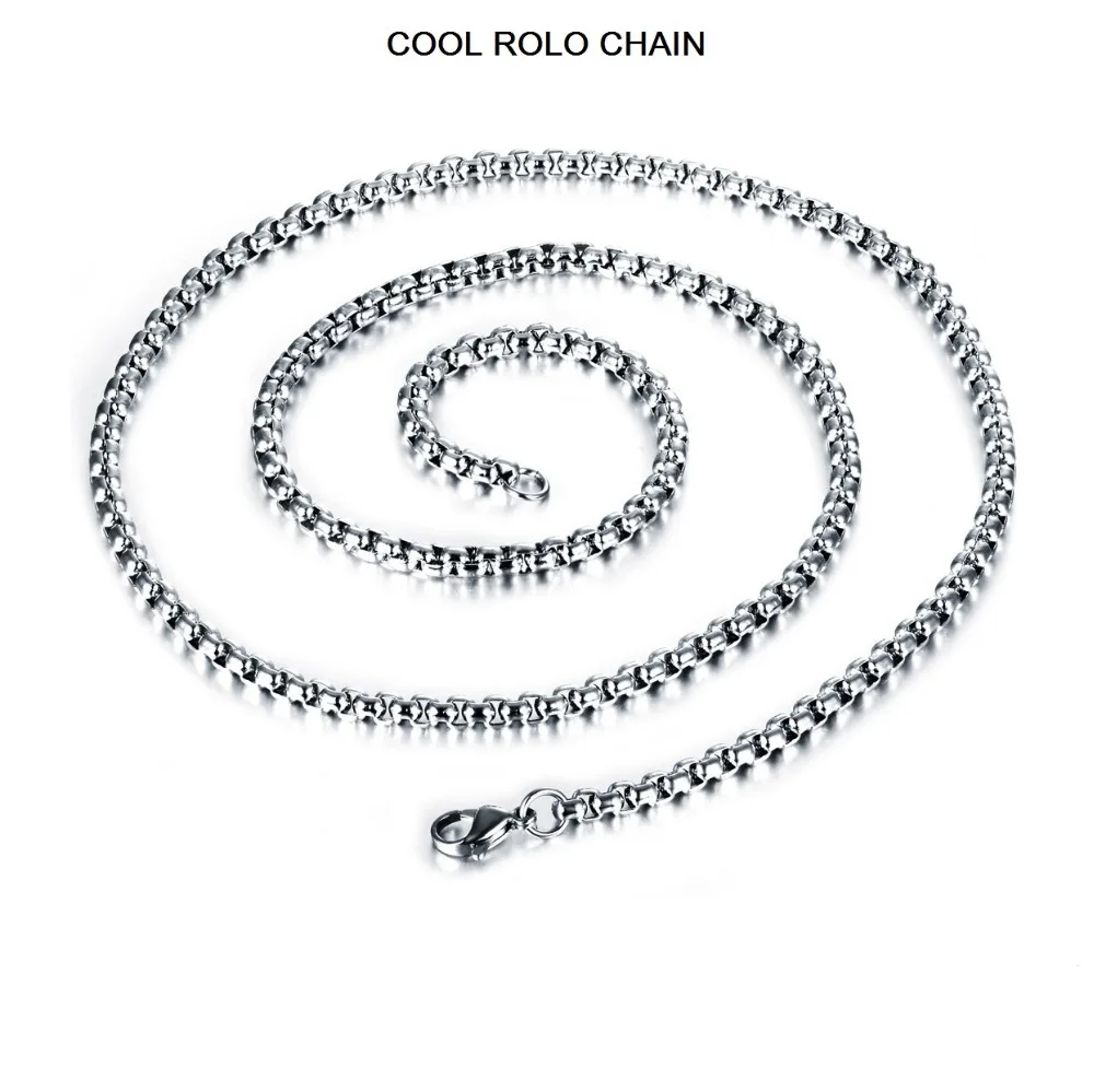 

Dormineering Cool Rolo Chain Necklace Glod Plated, Square Clavicle Fatima Bar Necklaces Man, Long Neckless Men Women Accessory