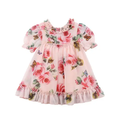

Hot Pudcoco Newborn Kids Baby Girls Chiffon Flower Princess Sweety Dress Party Pageant Tulle Dresses Clothes
