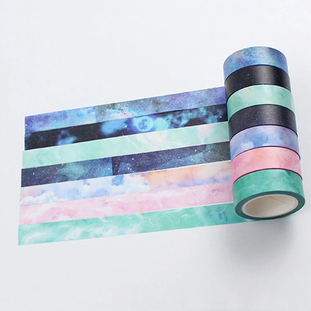 Fantastic Dream Color Decorative Paper Tape DIY Scrapbooking Masking