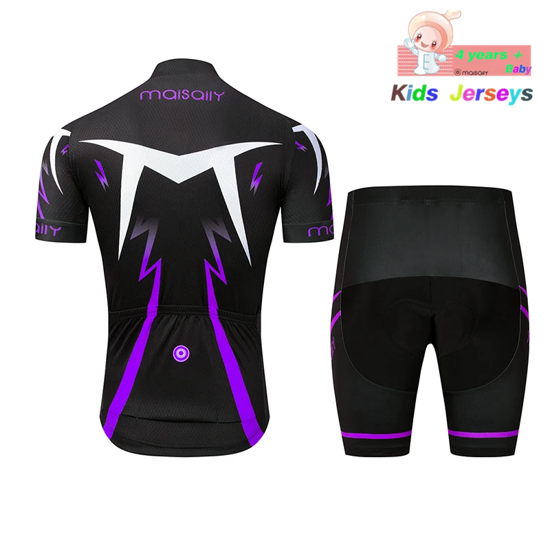 Детский флуоресцентный цветной комплект из Джерси для велоспорта, детские шорты для горного велосипеда, одежда для горного велосипеда, Майо, Ropa Ciclismo