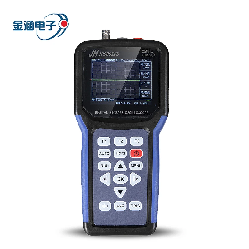 Jinhan Jds2012s портативный цифровой осциллограф 1 канал 25 МГц 4000 Мвыб./с Скоп 3 2 отсчетов