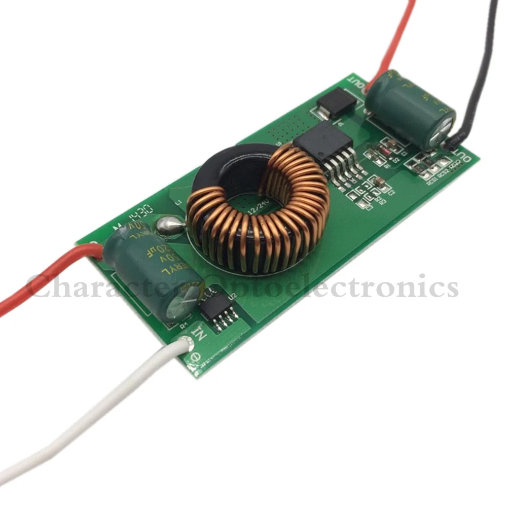 

2pcs Free shipping 50W Constant Current LED Driver DC12V to DC30-38V 1500mA for 50W High Power LED