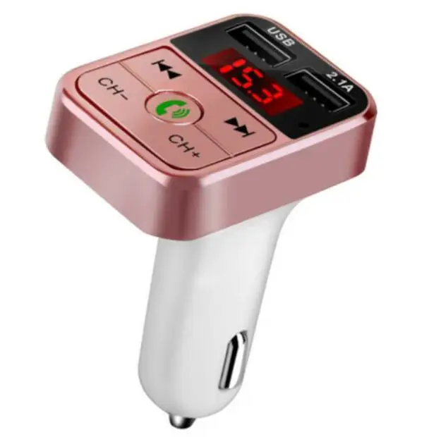 

USB2.1A Car MP3 Player Cigarette Lighter Power Bluetooth version 3.0 LED screen screen can show the frequency