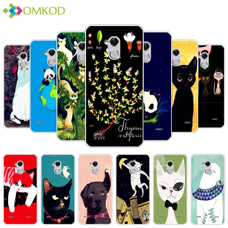 

5.0 inch for ZTE Blade V7 Lite TPU Transparent Silicone Ultrathin Shell DIY for ZTE BA2 Cases for ZTE V7Lite Dog Cat Pets Capa