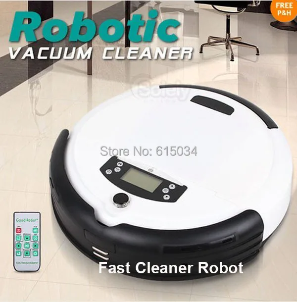 

(Free Shipping For Thailand Buyer ) 4 In 1 Multifunctional Robot Vacuum Cleaner, Timer Set,Auto recharged,Remote Controller