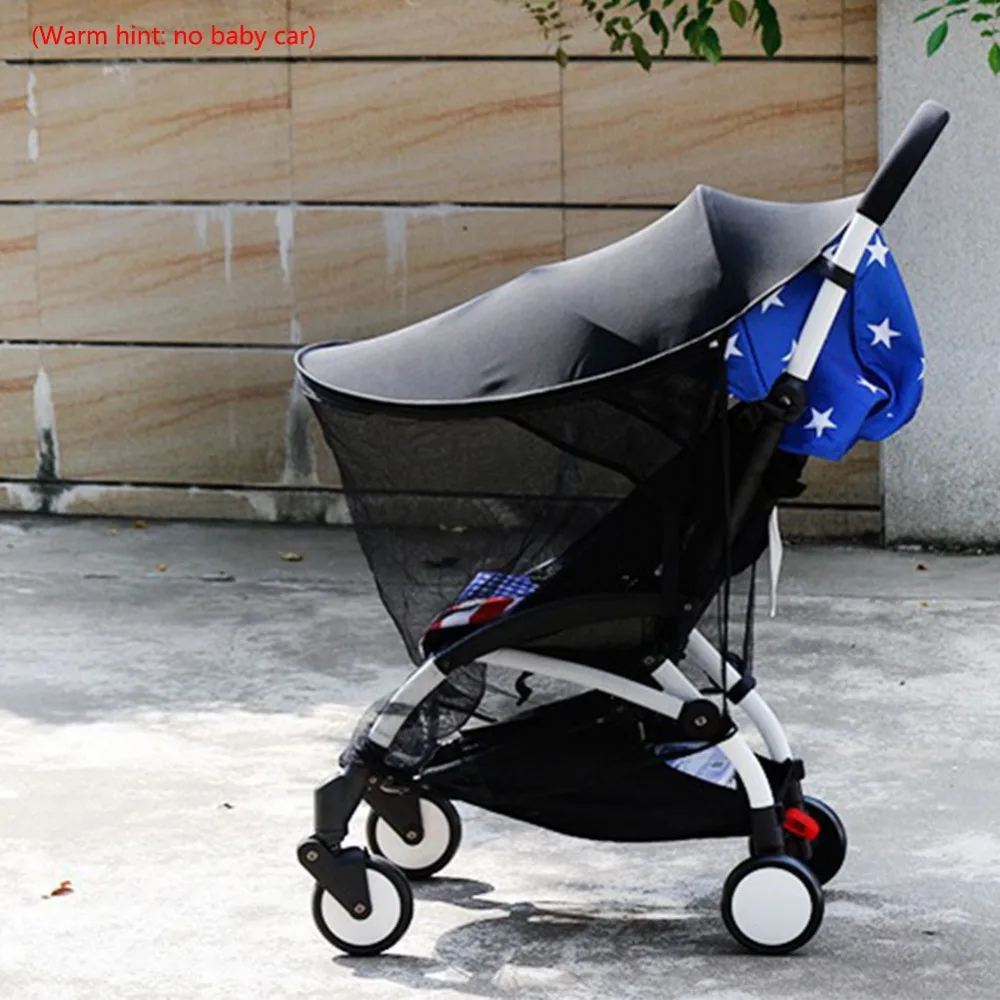 Baby Stroller Awning Sunscreen Baby Mosquito Net UV Protection Universal Multi-purpose Trolley Windshield Rainproof