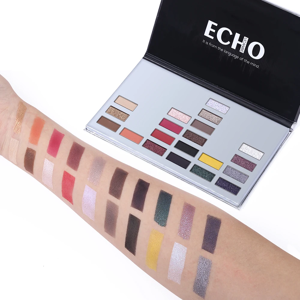 UCANBE бренд Echo Boombox тени для век палитра макияж 20 цветов мерцающие матовые длинные тени для век пигментированные водостойкие косметические - Цвет: Echo Eyeshadow