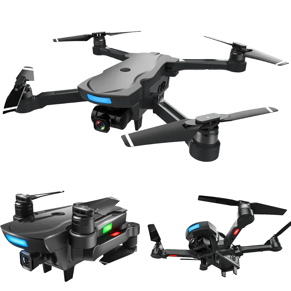 

CG033 Brushless 2.4G FPV Quadcopter With 1080P HD Wifi Gimbal Camera Or No Camera RC Helicopter Foldable Drone GPS Dron Gift