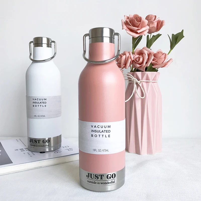 

Hight Quality Insulated Thermos Vacuum Bottle Premium Travel Stainless Steel Keep Thermo Coffee Tea Mug Cup Thermocup 470ml
