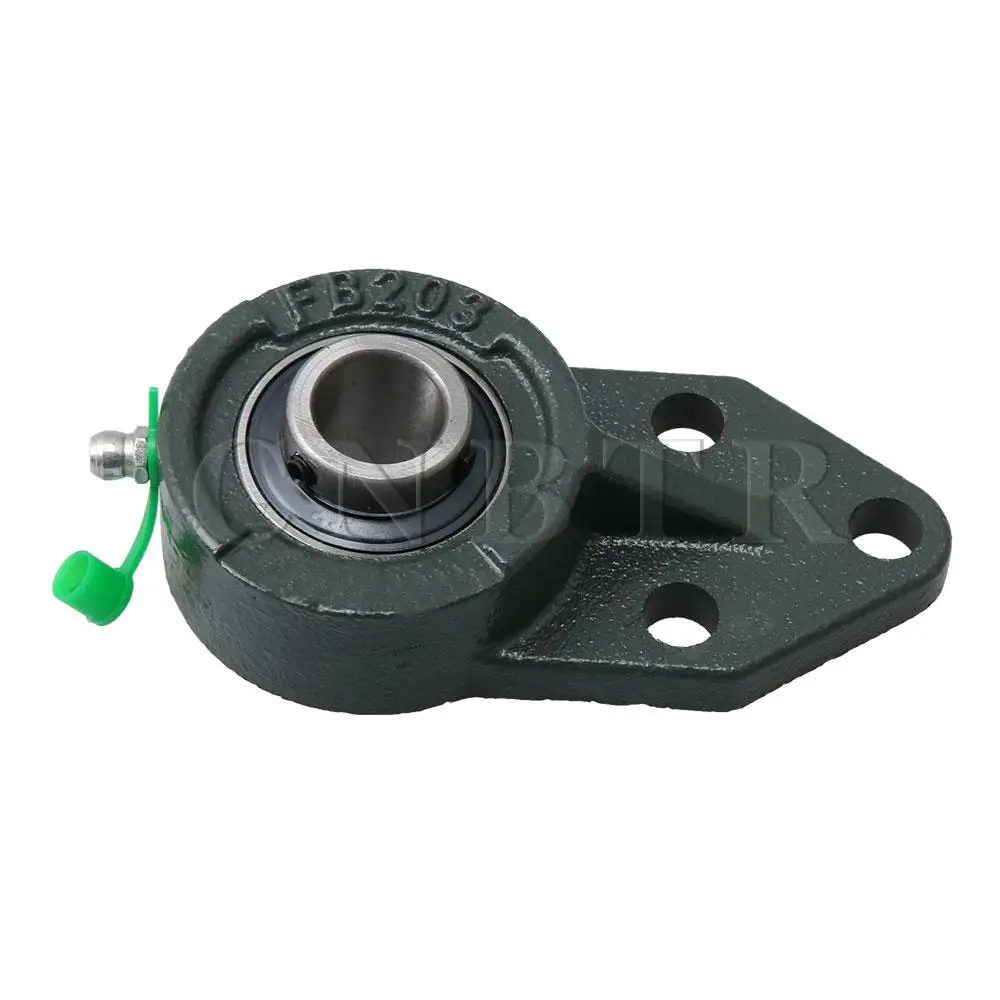 

CNBTR UCFB203 Cast Iron Base Pillow Block Bearing 17mm Bore Self-Alignment