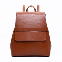 Женщины Рюкзак Высокое Качество PU Кожа Mochila Эсколар Школьные Сумки для Подростков Девочек Топ-ручка Рюкзаки