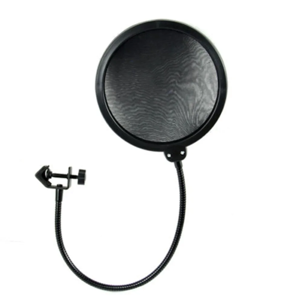 

1Pc Recording Studio Microphone Filters Wind Screen Filter Mask Shield Double Layer For Microphone Accessories