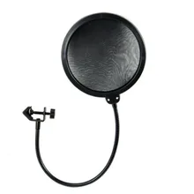 1Pc Recording Studio Microphone Filters Wind Screen Filter Mask Shield Double Layer For Microphone Accessories