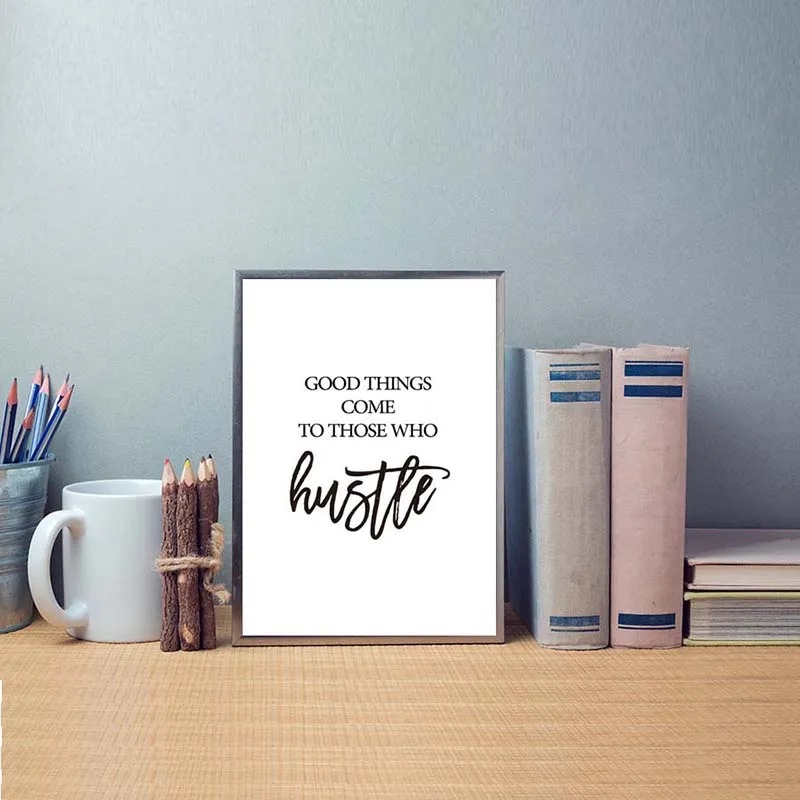 Canvas-Simple-Good-Things-Hustle-Inspirational-Typography-Motivational-Quote-Home-Decor-Kitchen-Art-Birthday-Poster-Painting (2)