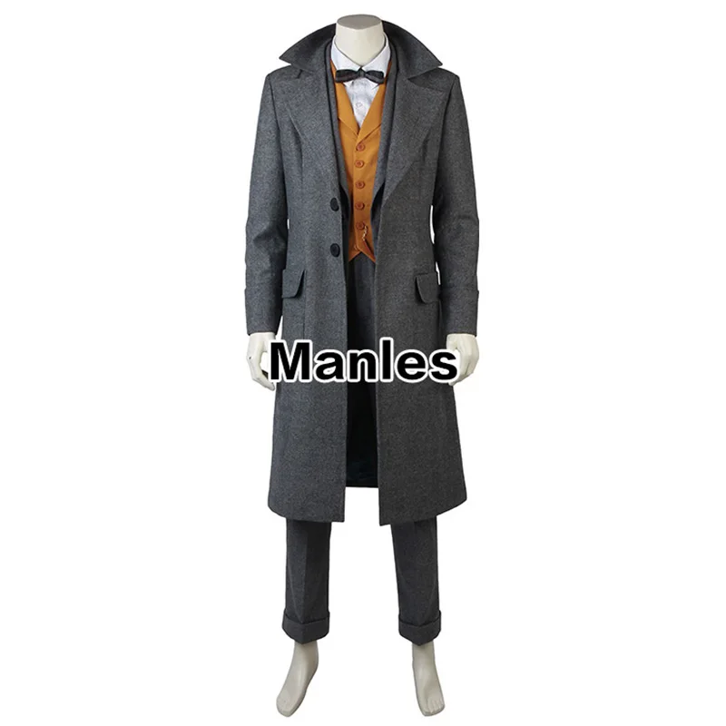 Fantastic Beasts Cosplay and Where to Find Them Costume Newt Scamander Bulma Carnival Adult Halloween Fantastic Animal Only Coat