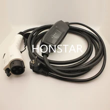 J1772 EVSE 5 м/6 м кабель вход ev штекер белый Duosida Уровень 2 зарядное устройство 16A тип 1 schuko для зарядки электромобиля