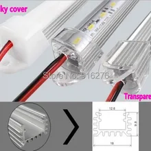 50 комплектов 100 см 50 см DC24V Светодиодный Бар 5730 5630 SMD светодиодные полосы света 1 м+ U алюминиевый профиль+ PC крышка комплект быстрая