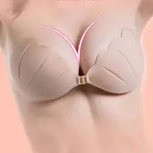 Сексуальный Невидимый Бюстгальтер пуш-ап, женские бюстгальтеры без бретелек, клейкий силиконовый самоклеющийся бюстгальтер с застежкой спереди, невидимый