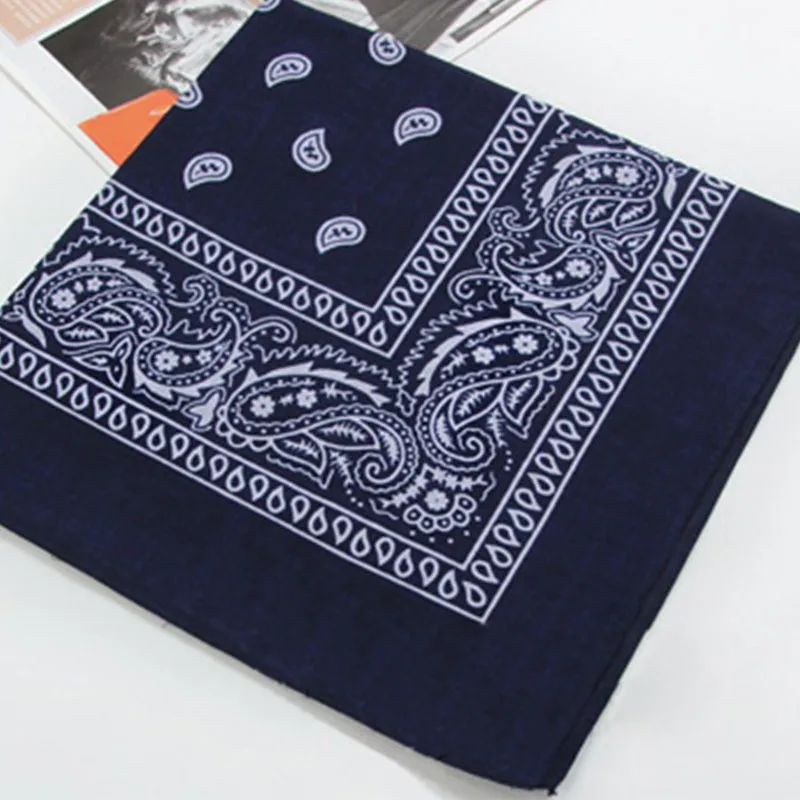 

Handkerchief Towels Home Desktop Paisley Bandana Cotton Head Wrap Neck Scarf Wristband Handkerchief Home Textile