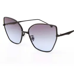 2019 Новый стиль «кошачий глаз» для Для женщин Элитный бренд дизайн зеркало без каблука розового золота Винтаж модные очки Óculos Feminino