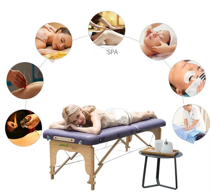  Massage table folding massage table portable household portable fire therapy needle moxibustion bea