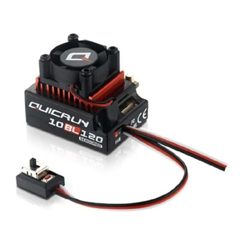 

Rc Accessories HobbyWing QuicRun 1/10 Brushless Sensored 120A ESC 10BL120 For Car 1:10 With Brushless 2-3S Electronic Governor