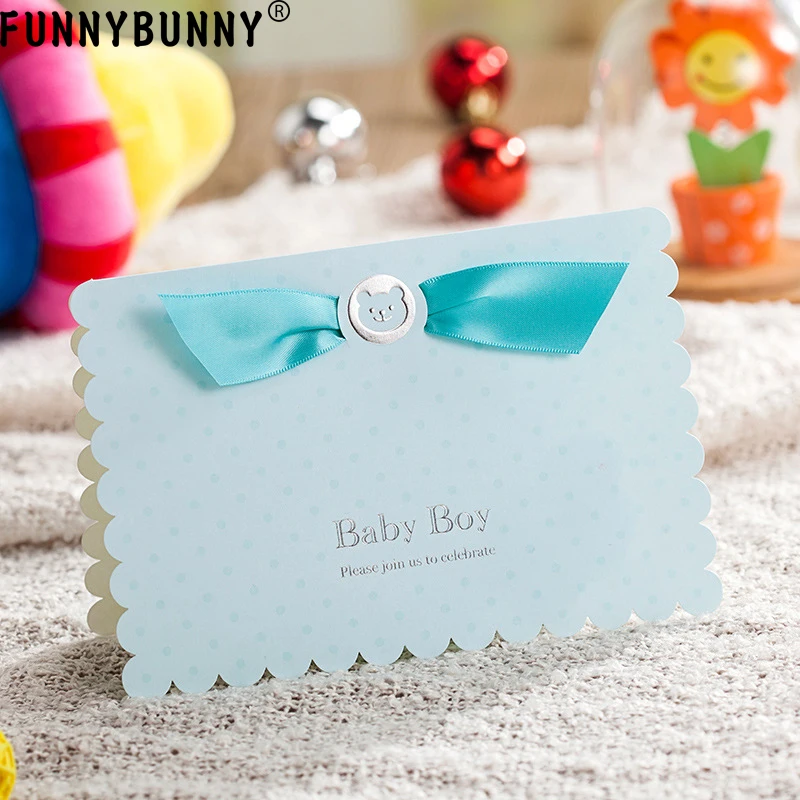 

FUNNYBUNNY Personalised Baby Wedding Invitation Day Evening Invite Card Envelope