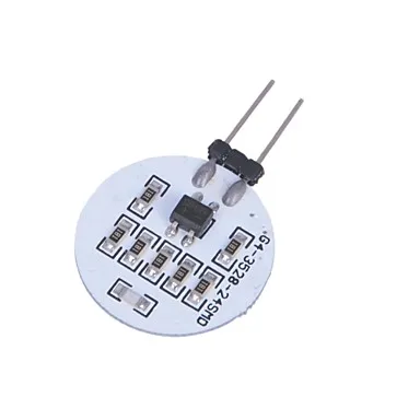 4 X HRSOD G4 W 24 SMD 3528 144 LM двухконтактные лампы с теплым белым/холодным белым светом DC 12