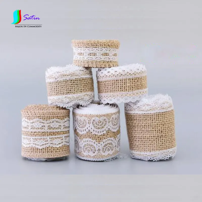 DIY Decorative Material Handmade Lace Linen Cloth Lace Gift Box Bundle