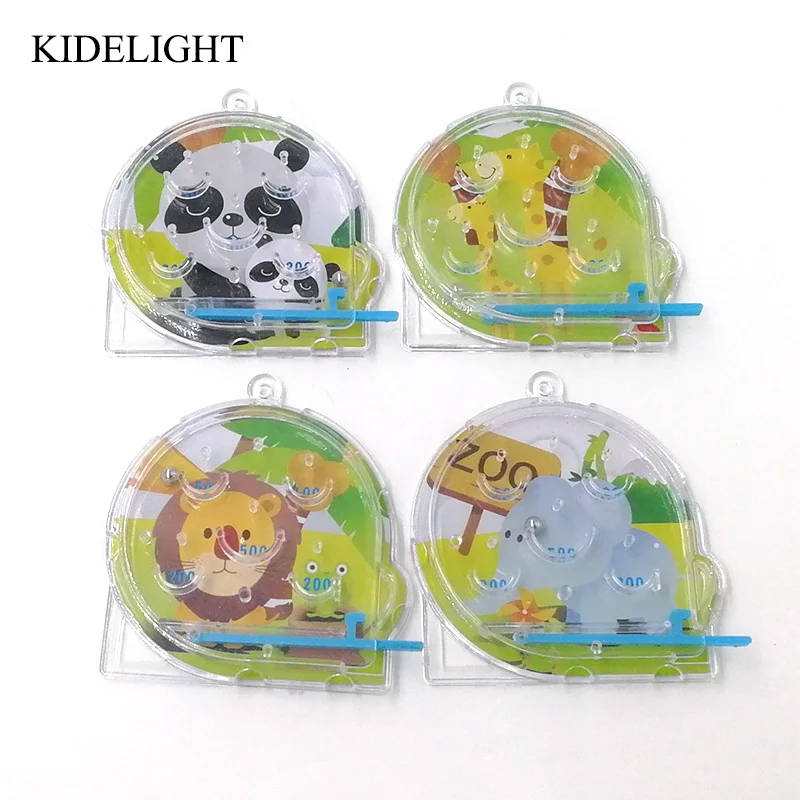 

12PCS Mini Cartoon animal pin ball game toy girl boy Party favor kids birthday gift baby shower favor souvenir party supply