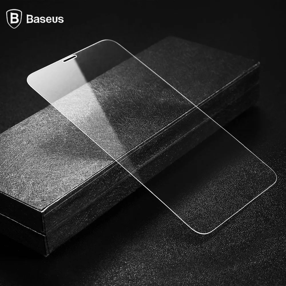 Baseus 0.3mm Light Thin Screen Protector Tempered Glass For iPhone X Transparent Glass