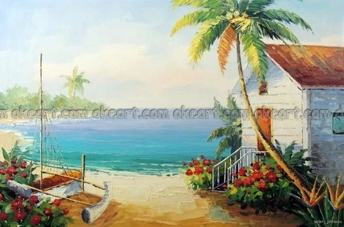 Florida Palms Painted With Oil Florida Palms Painted With Oil