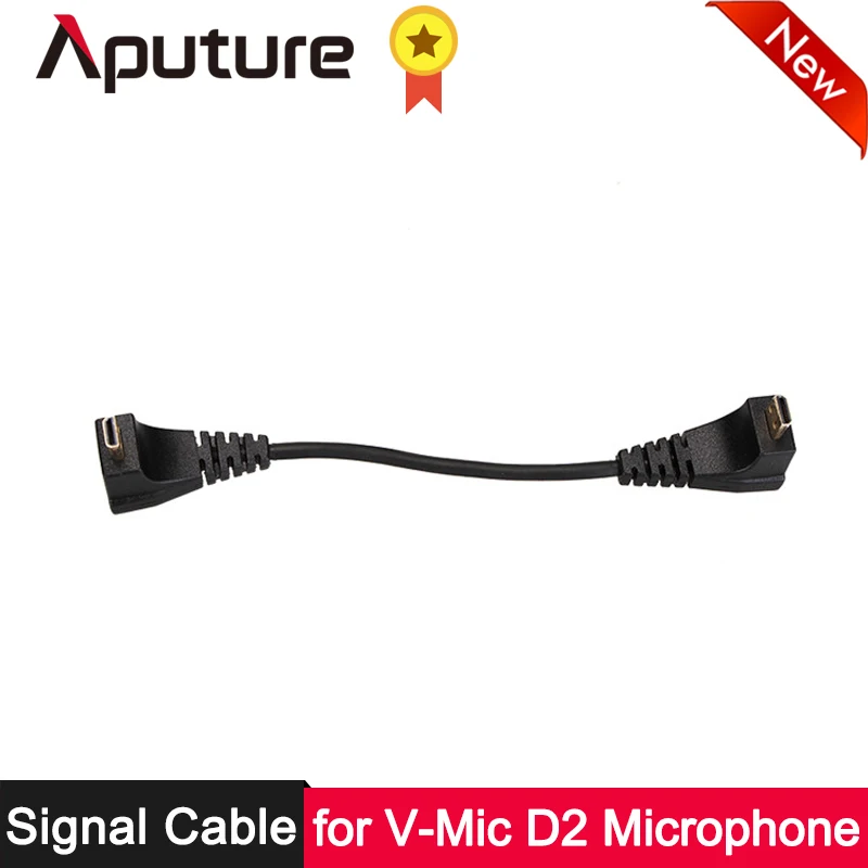 

Aputure Signal Cable for Aputure Shotgun Microphone V-Mic D2 for Canon Nikon Sony Camera Video Mic Video Microphone Accessories