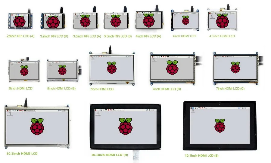 2 шт./лот 5 дюймов HDMI lcd(B) 800*480 сенсорный экран ЖК-дисплей Monito для Raspberry Pi B/A+/B+/2B/3B Banana Pro с двухцветной чехол