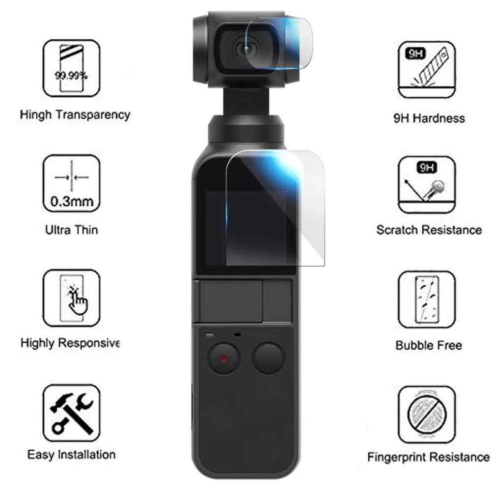 DJI Osmo Pocket Screen Protector Accessories Lens Protective Film Gimbal Cover Accesorios Filter for DJI Osmo Pocket             (4)