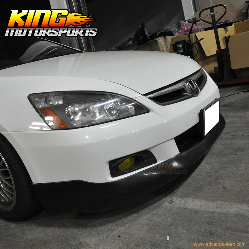 

Fits 2006 2007 Honda Accord 2Dr Coupe Front Bumper Lip HFP-Style Urethane