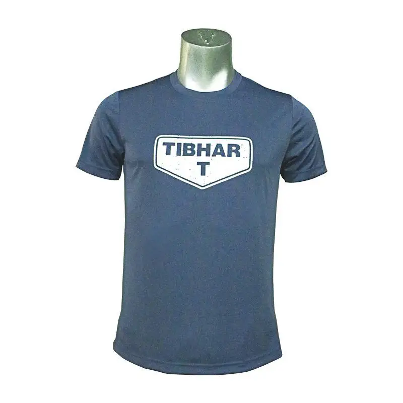 Tibhar для игры в настольный теннис, футболка быстросохнущая Футболка короткий рукав для Пинг Понг ткань спортивной футболки для тренировок - Цвет: 014113C